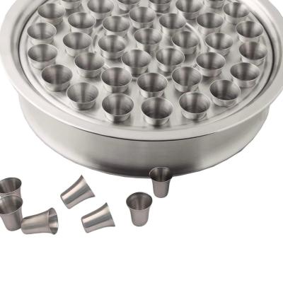 Stainless Steel Communion Holly Cups | Set of 50 Pieces