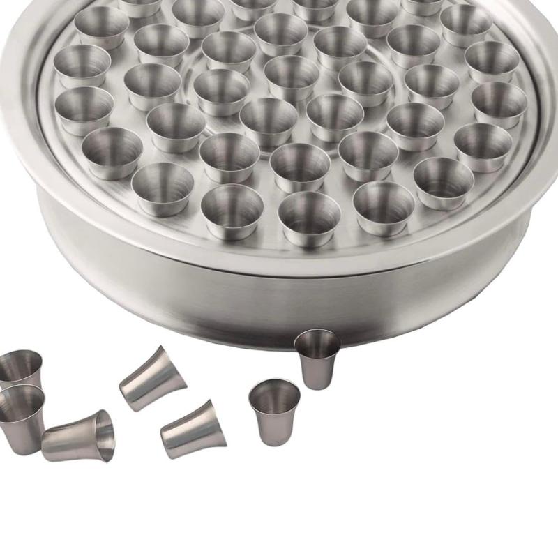 Stainless Steel Communion Holly Cups | Set of 50 Pieces