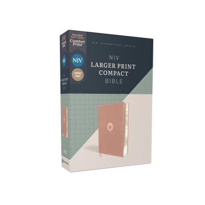 Niv, Larger Print Compact Bible, Leathersoft, Pink, Red Letter, Comfort Print Imitation Leather – Large Print, 12 April 2022
