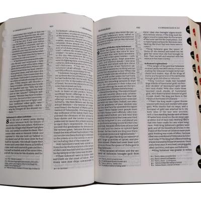 Holy Bible (NIV) New International Version (Red Letter) Cross-Reference with Concordance Brown BSI Leather Bound – 1 January 2022