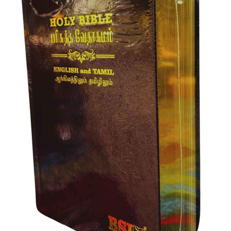 Bilingual Holy Bible Tamil - English Royal Leather Edition (Amity)