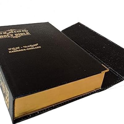 Kannada (J.V.) - English (ESV) Diglot Royal Bible Contains Old And New Testament BSI Version (Leather, Kannada, God's Word)
