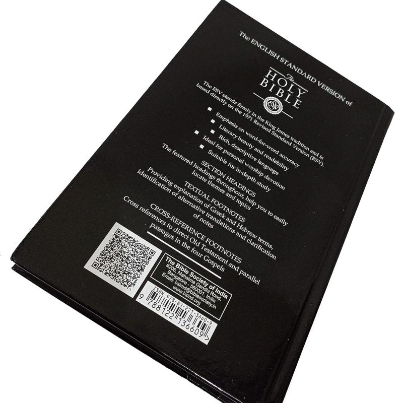 Holy Bible English Standard Version (ESV) Thinline Edition with Concordance Containing Old And New Testament BSI Hardcover
