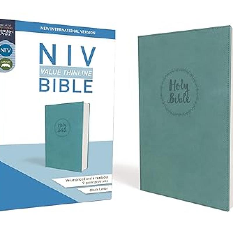 NIV, Value Thinline Bible, Leathersoft, Teal, Comfort Print Imitation Leather – 21 November 2017