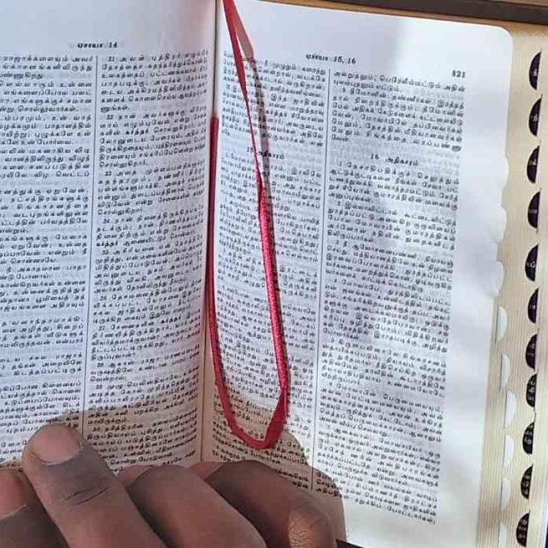 Tamil Holy Bible compact Size O.V. 27TI(R) New Ortho edition, Bonded Leather. Golden Edge